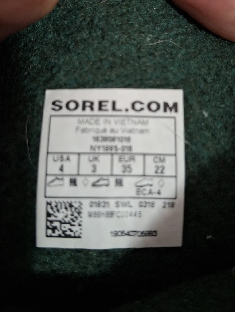 Sorel Black Insulated Snow Boots with Drawstring Top Size 4.